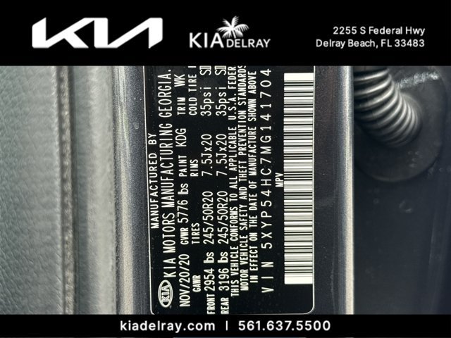 Certified 2021 Kia Telluride SX w/ Towing Package FWD image 36