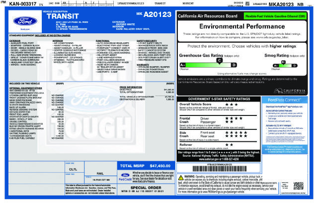 Used 2021 Ford Transit 350 XL RWD image 35