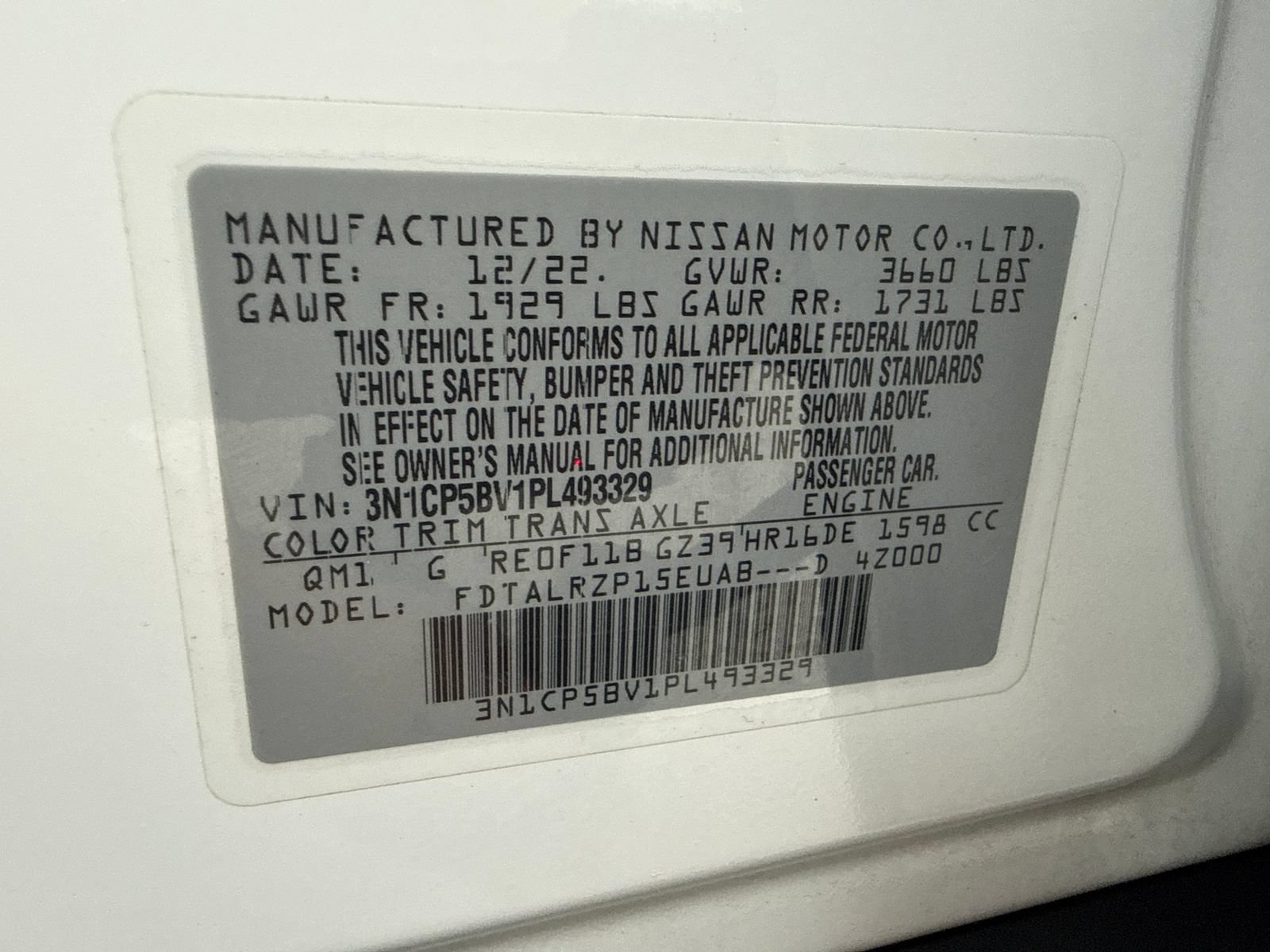 Used 2023 Nissan Kicks S FWD image 51