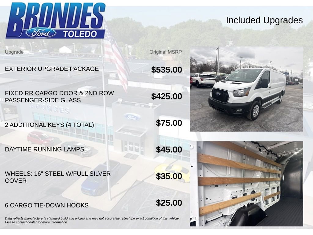 Used 2024 Ford Transit 250 Low Roof w/ Exterior Upgrade Package RWD image 6