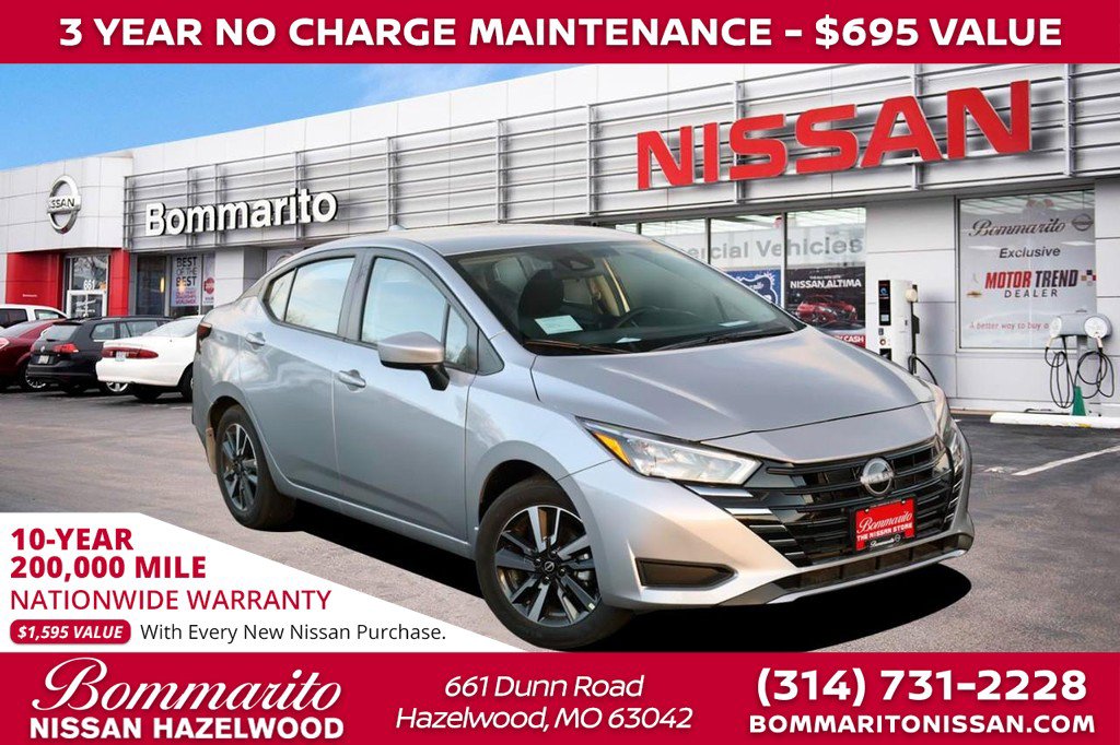 New 2025 Nissan Versa SV w/ Trunk Package