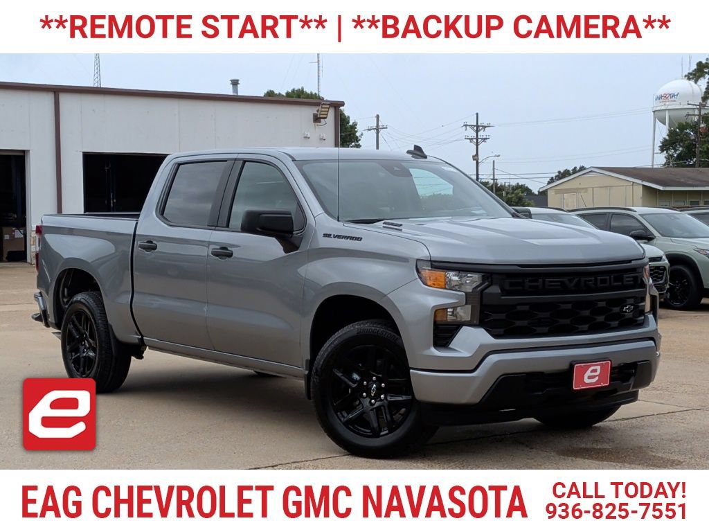 New 2026 Chevrolet Silverado 1500 Custom w/ LPO, Dark Essentials Package RWD image 1