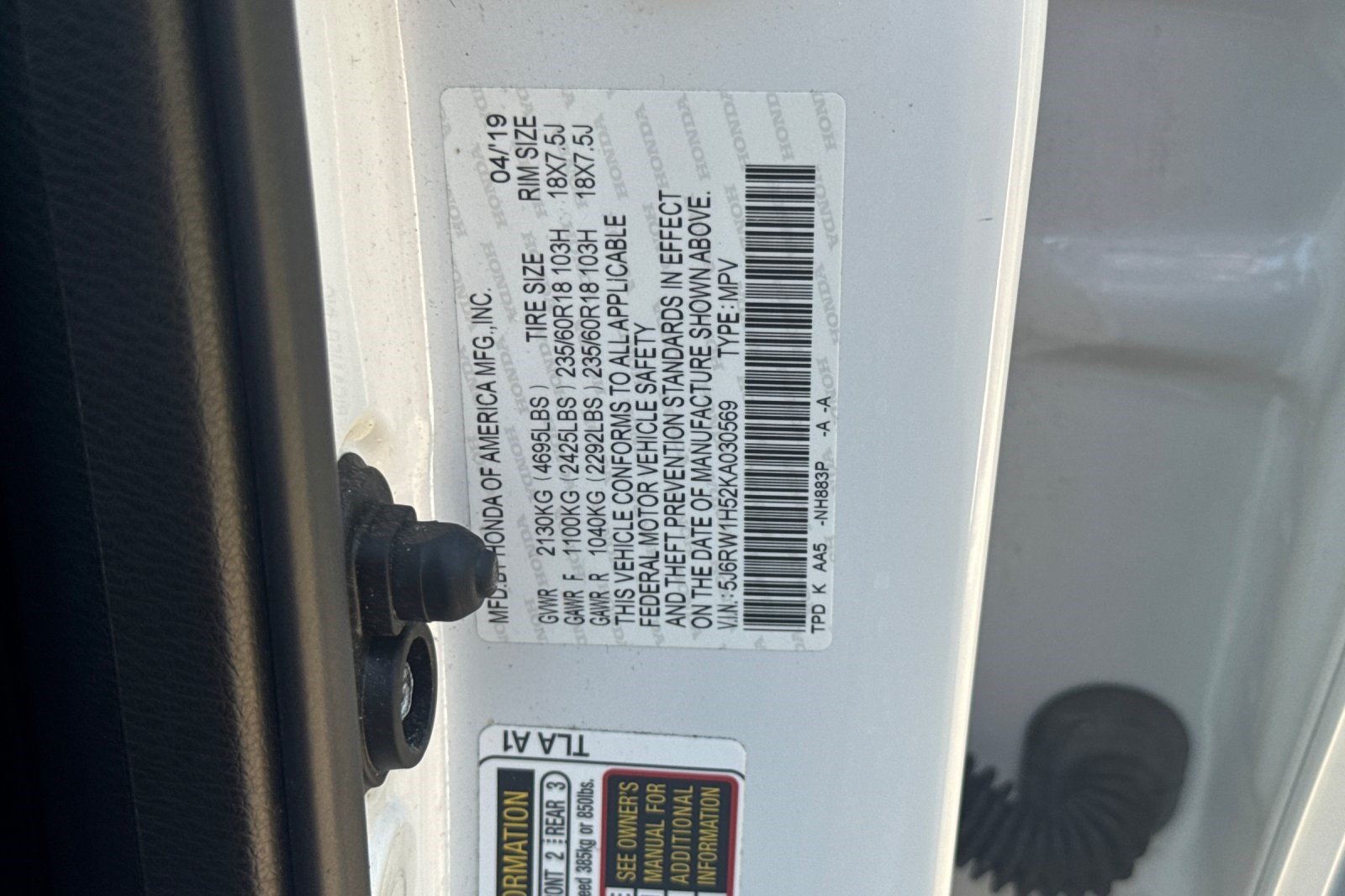 Used 2019 Honda CR-V EX image 40