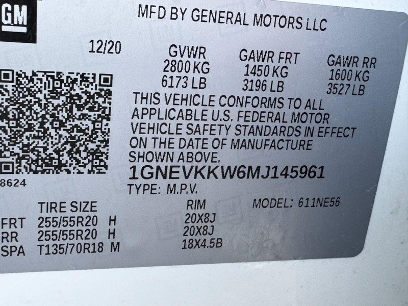 Used 2021 Chevrolet Traverse Premier w/ Redline Edition AWD/4WD image 26