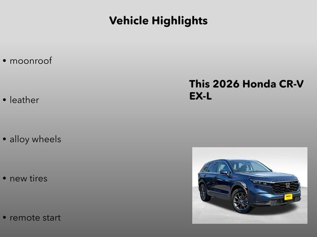 New 2026 Honda CR-V EX-L image 15