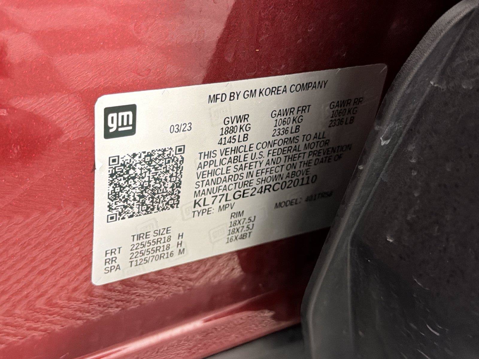 Certified 2024 Chevrolet Trax RS FWD image 31