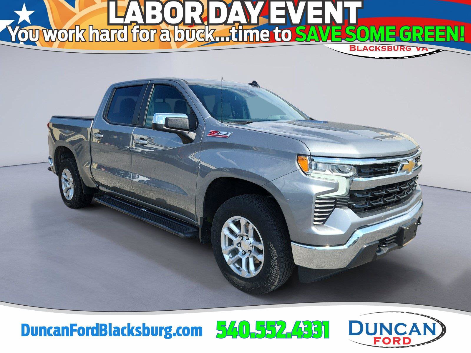 Used 2023 Chevrolet Silverado 1500 LT w/ Z71 Off-Road Package AWD/4WD image 1