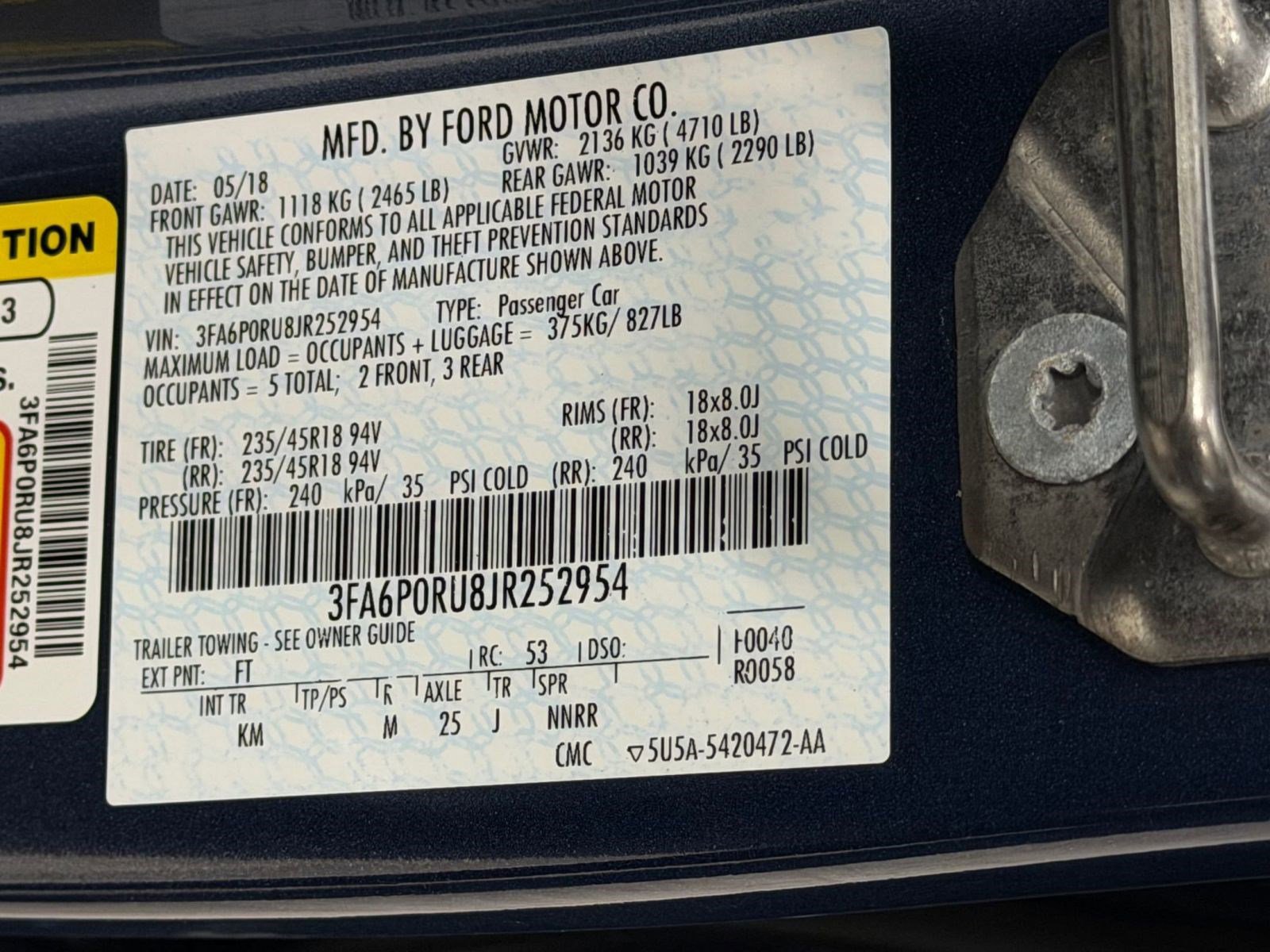 Used 2018 Ford Fusion Titanium image 19