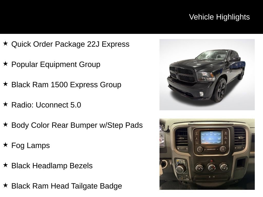 Used 2016 RAM 1500 Express w/ Black Ram 1500 Express Group image 2