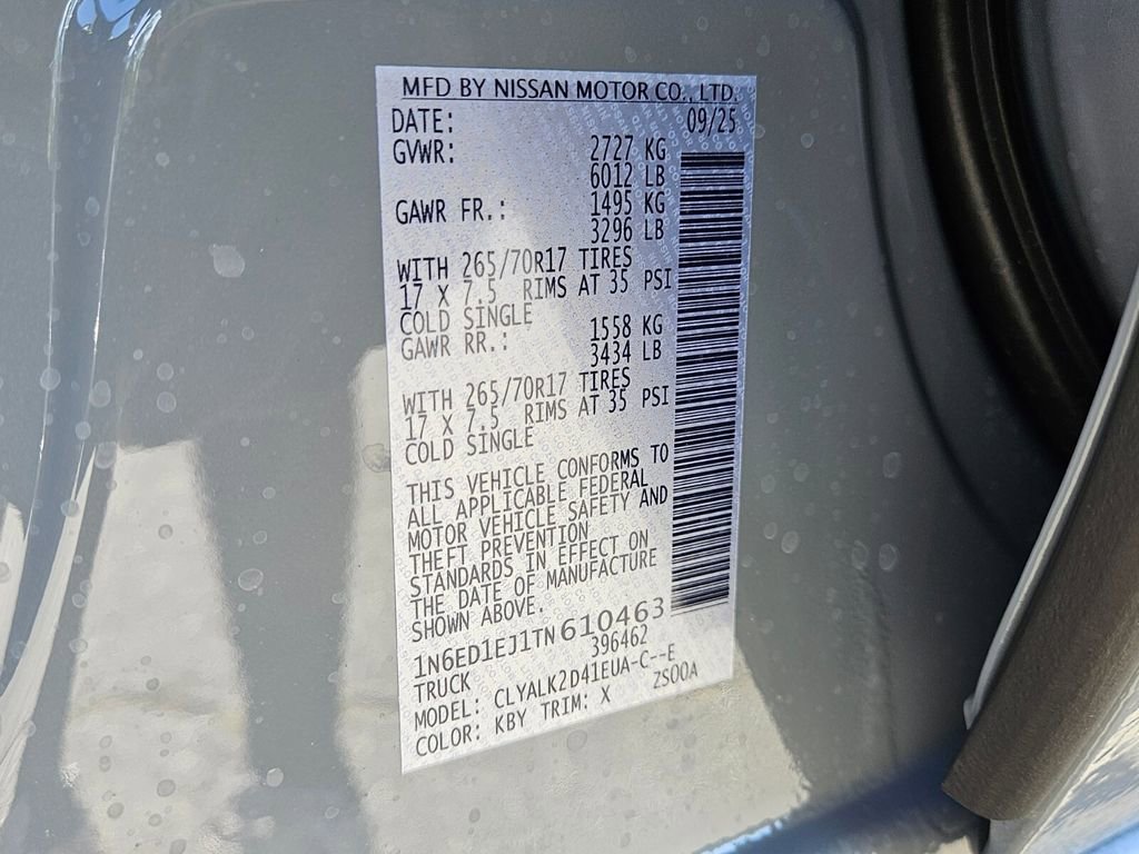 New 2026 Nissan Frontier Pro-X w/ Pro-X Convenience Package image 19