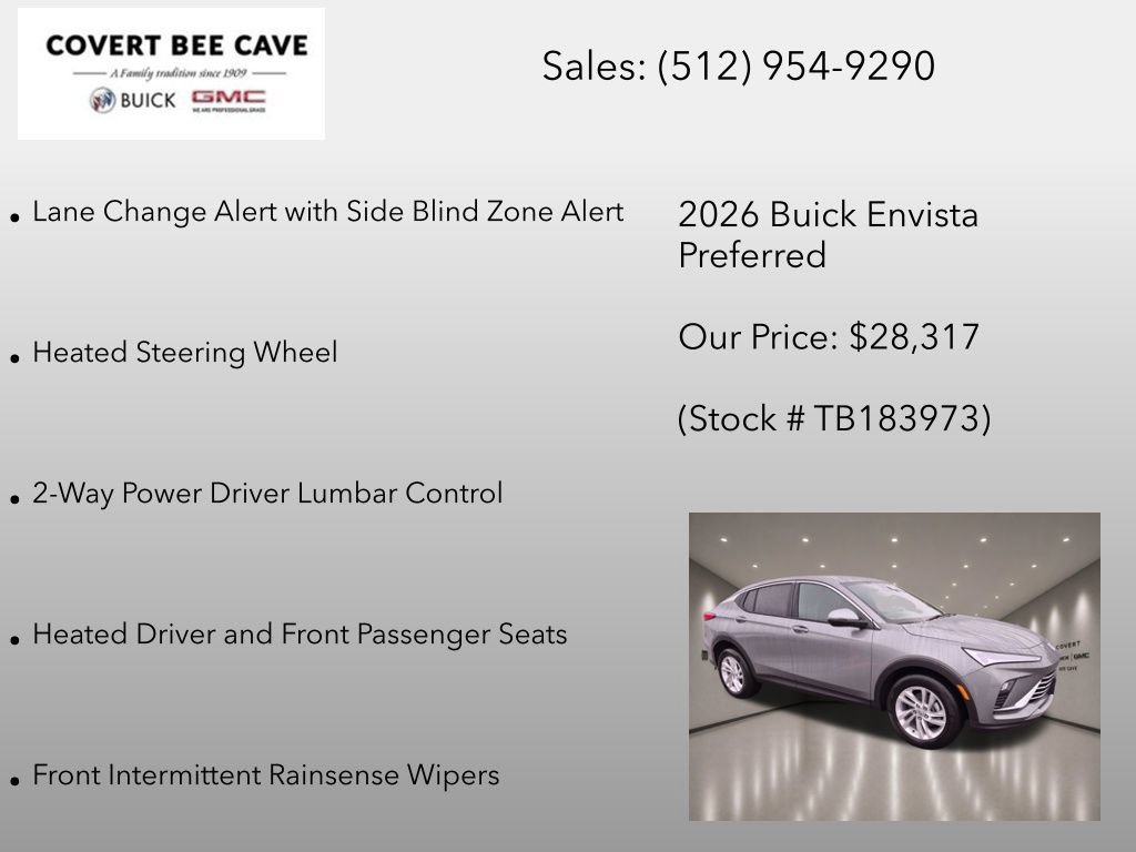 New 2026 Buick Envista Sport Touring w/ Convenience I Package FWD image 24