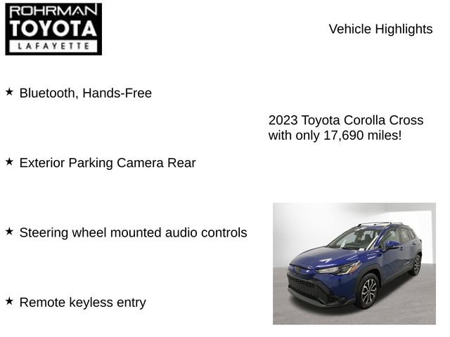 Used 2023 Toyota Corolla Cross AWD Hybrid image 7