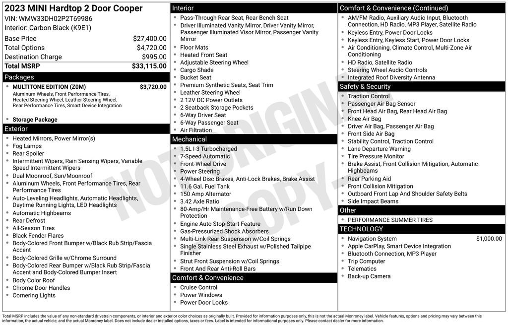 Certified 2023 MINI Cooper 2-Door Hardtop w/ Multitone Edition image 12