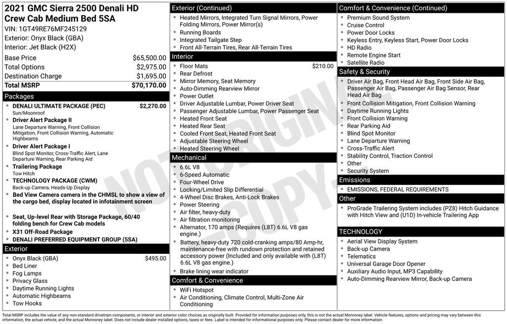 Used 2021 GMC Sierra 2500 Denali w/ Denali Ultimate Package image 4