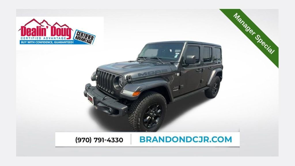 Used 2019 Jeep Wrangler Unlimited Sahara w/ Quick Order Package 24M Moab