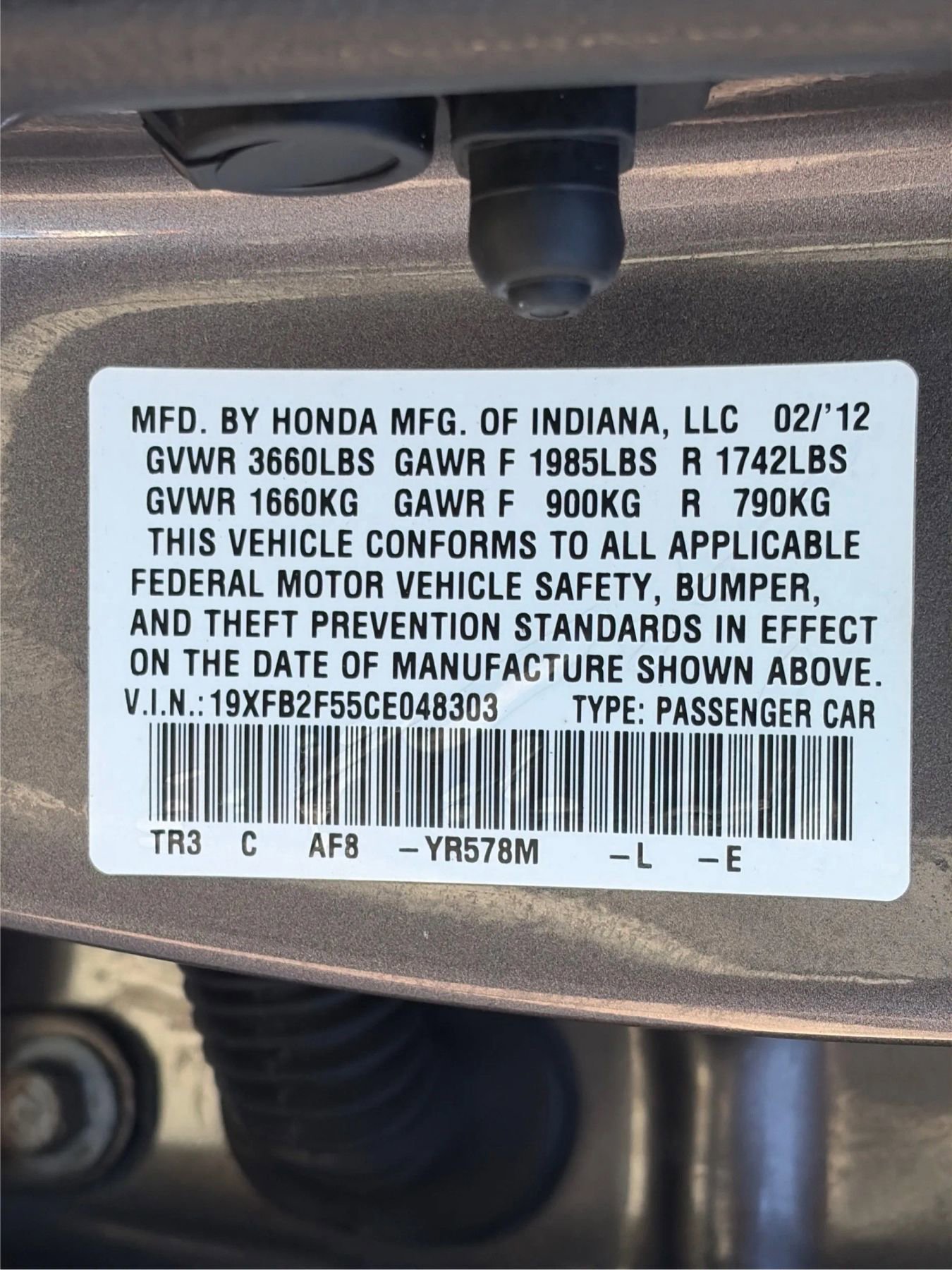 Used 2012 Honda Civic LX image 21