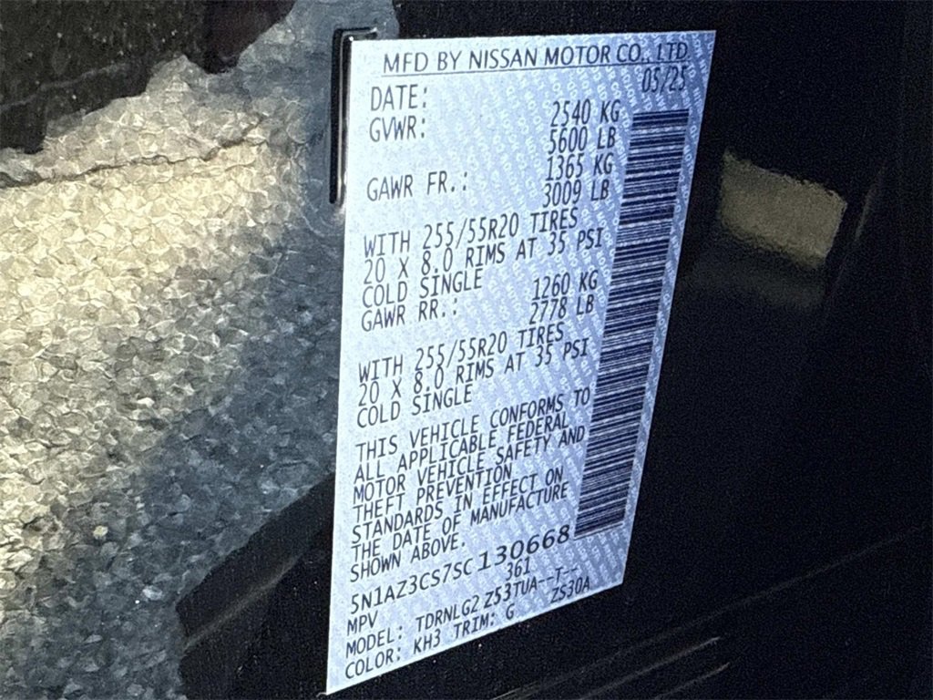 New 2025 Nissan Murano SL w/ Cargo Package image 18