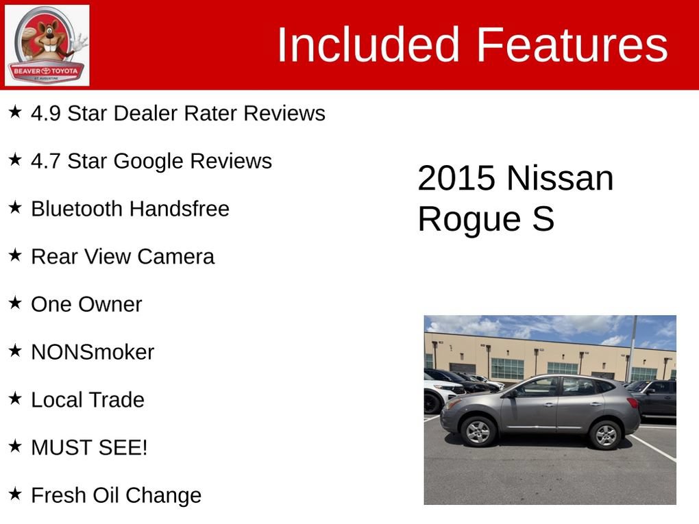 Used 2015 Nissan Rogue S AWD/4WD image 5