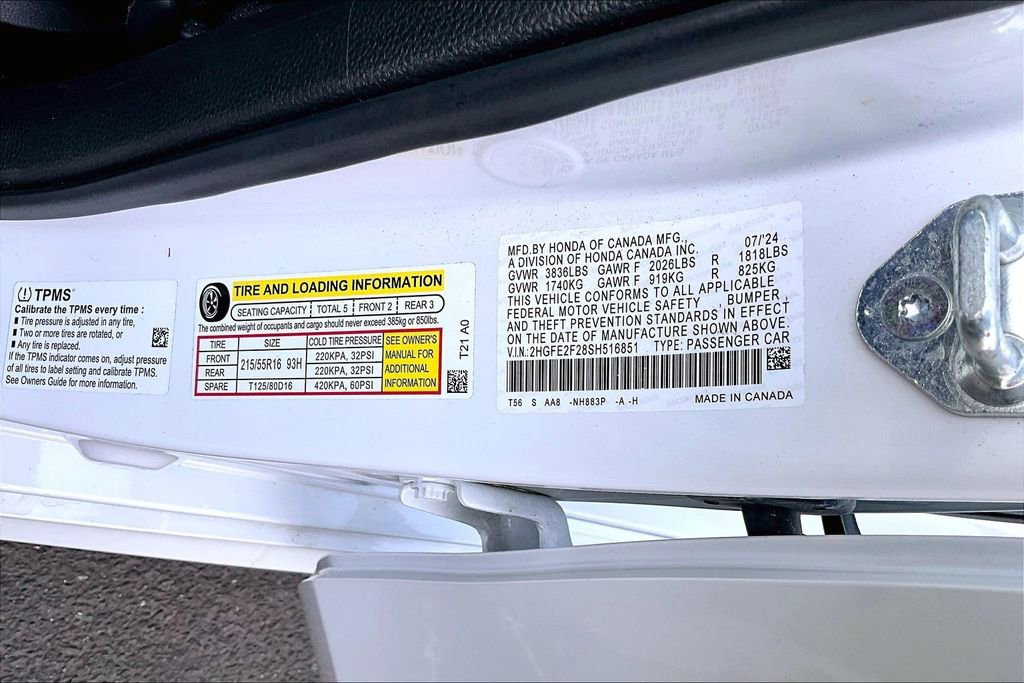 Used 2025 Honda Civic LX image 16