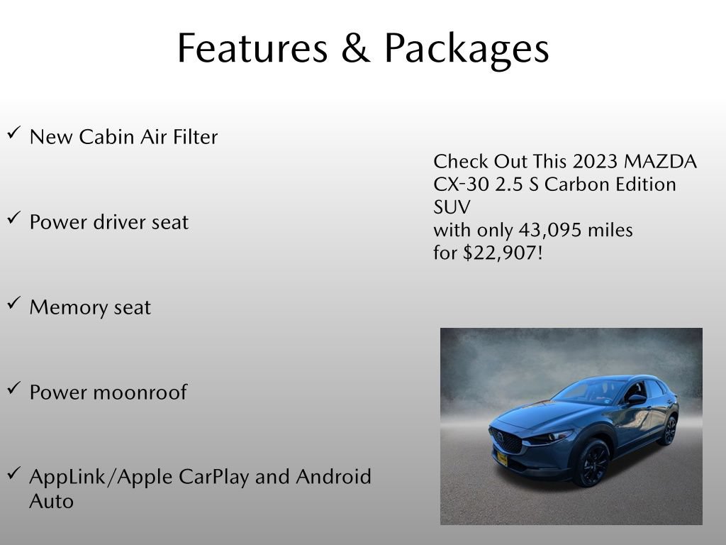 Certified 2023 MAZDA CX-30 AWD 2.5 S w/ Preferred Package image 8