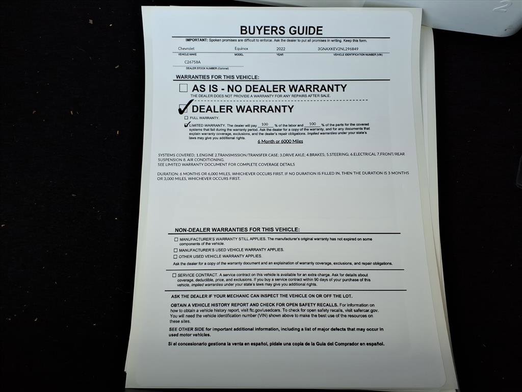 Used 2022 Chevrolet Equinox LT image 36