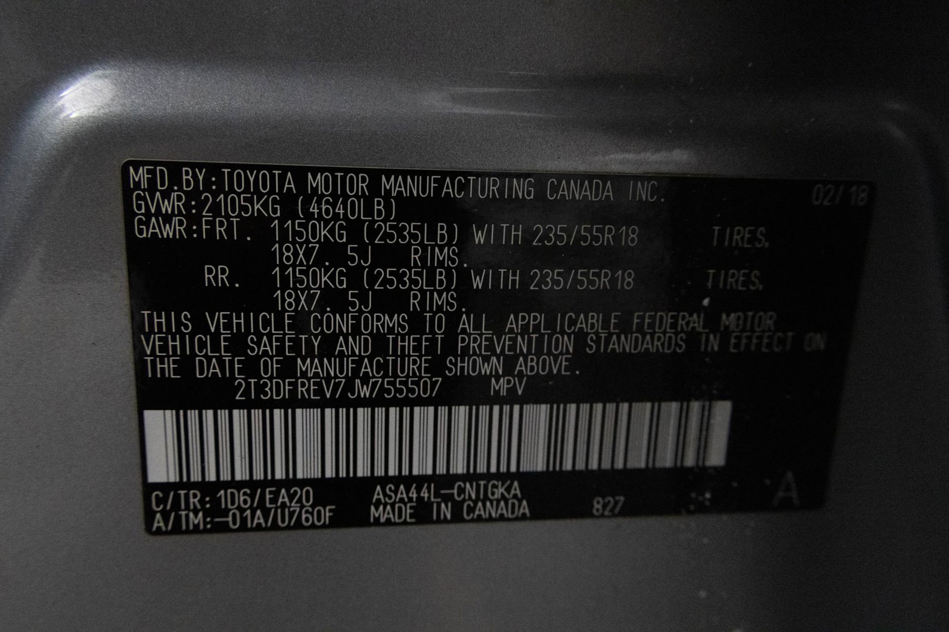 Used 2018 Toyota RAV4 Limited w/ All Weather Liner Package image 47