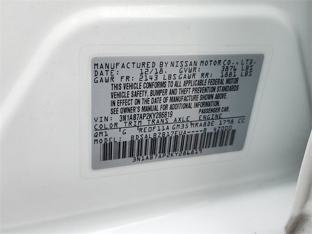 Used 2019 Nissan Sentra S image 29