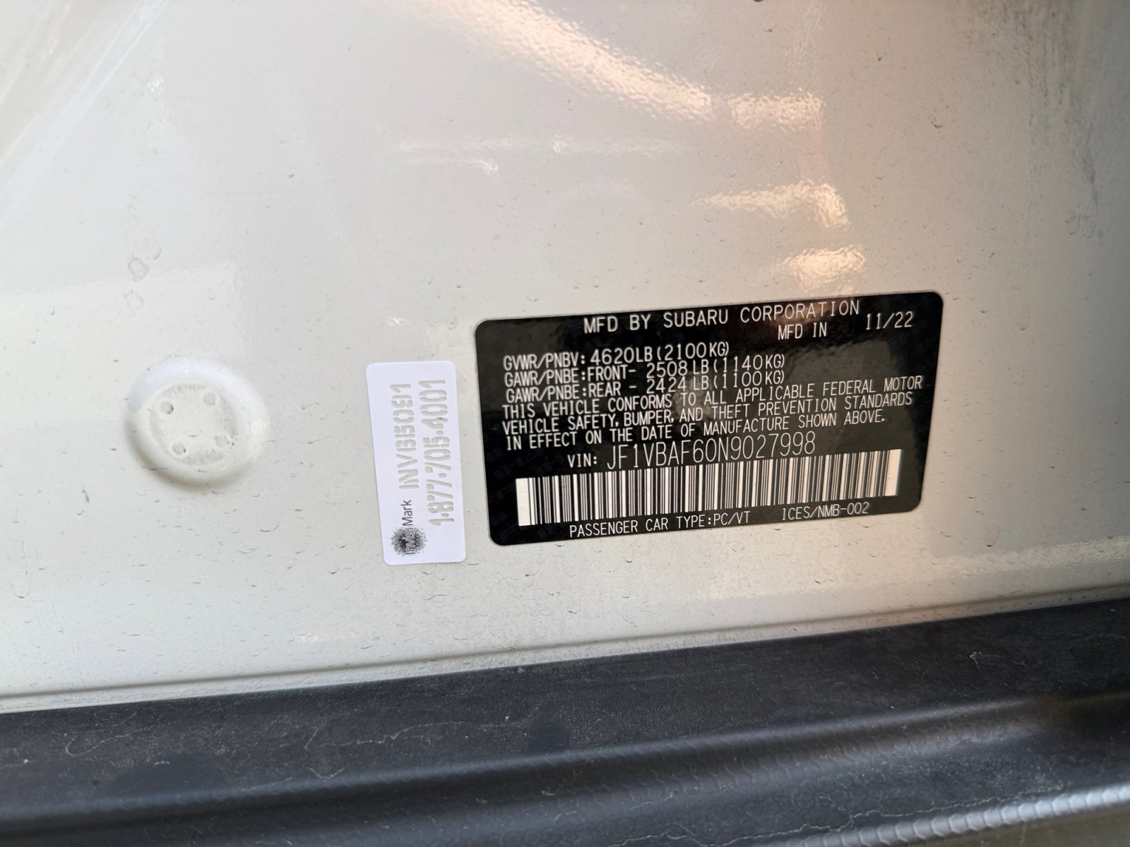 Used 2022 Subaru WRX Premium image 25