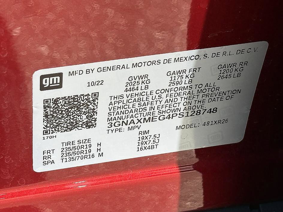 Used 2023 Chevrolet Equinox RS FWD image 26