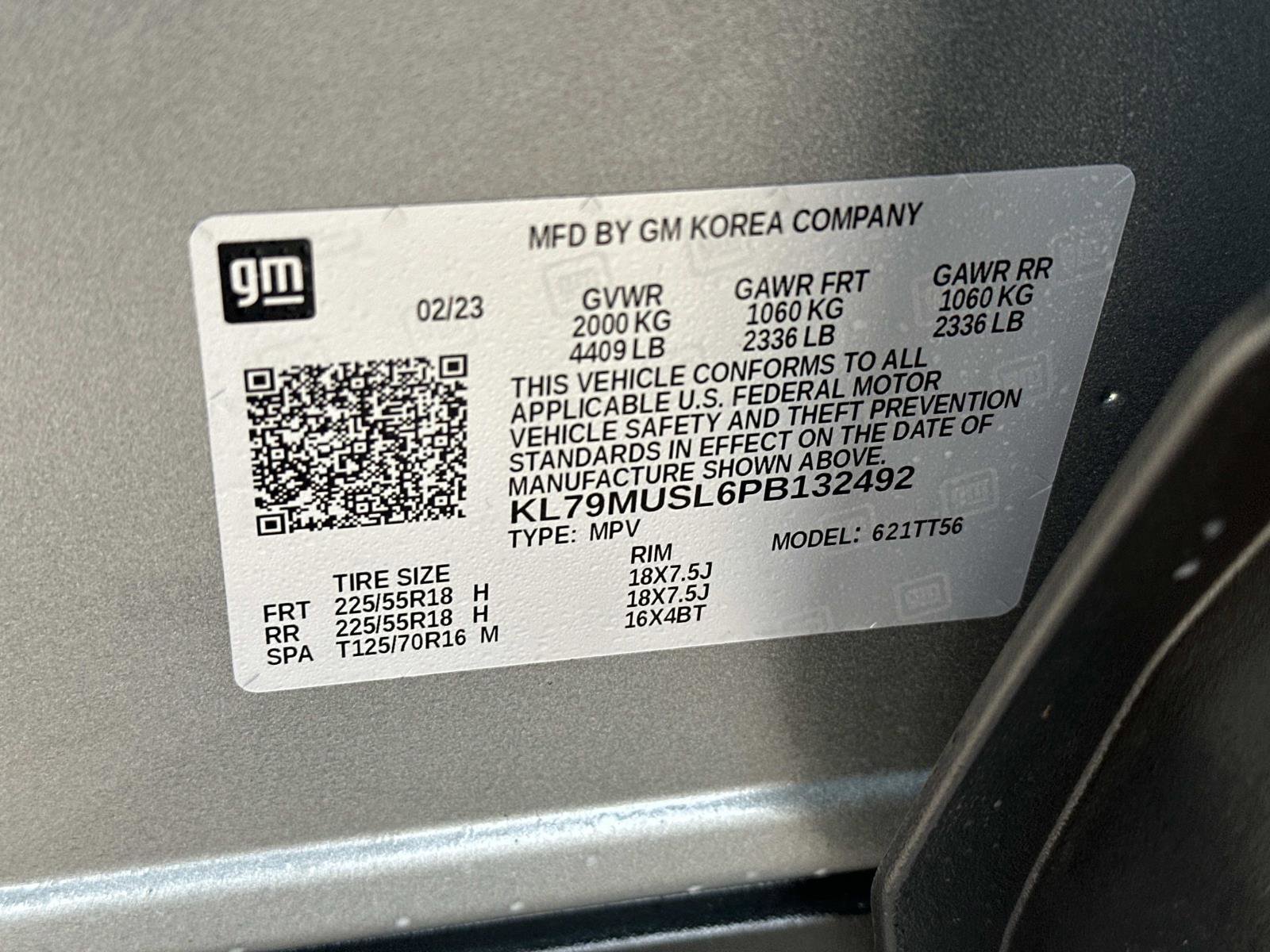 Certified 2023 Chevrolet TrailBlazer RS w/ Convenience Package image 17