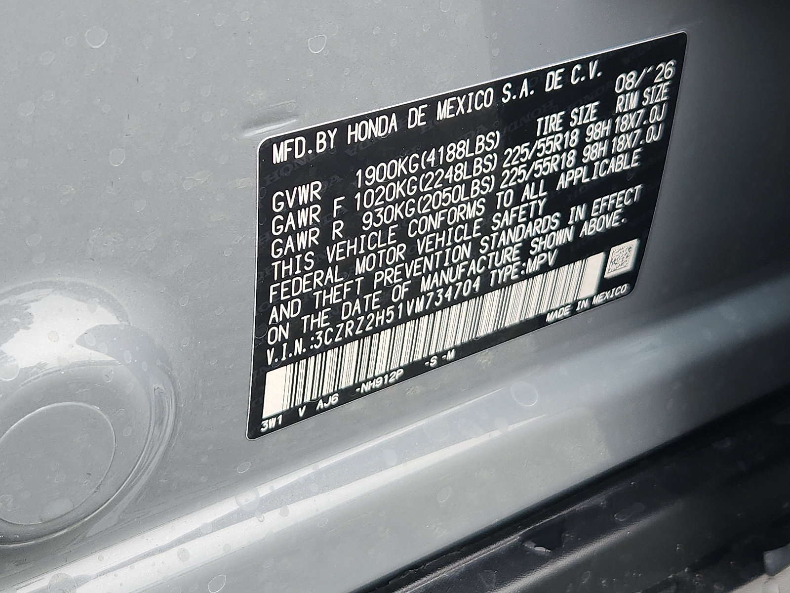 New 2027 Honda HR-V Sport image 18