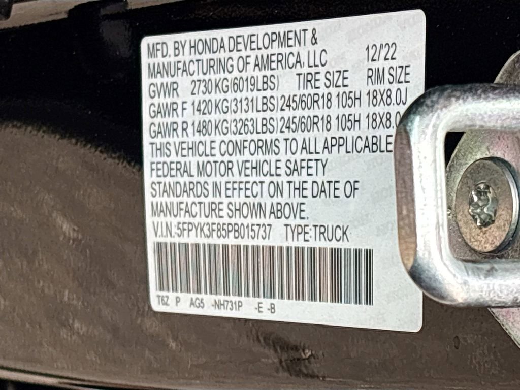 Used 2023 Honda Ridgeline Black Edition image 32