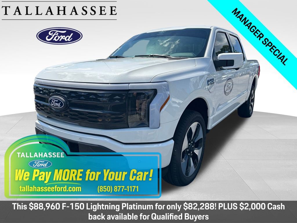 New 2025 Ford F150 Lightning Platinum