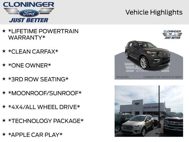 Used 2022 Ford Explorer Platinum w/ Equipment Group 601A image 4