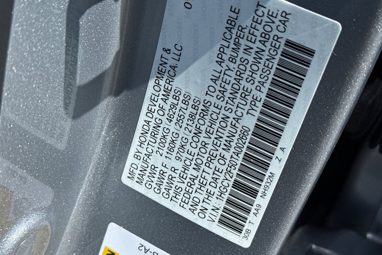 Used 2026 Honda Accord Sport image 26
