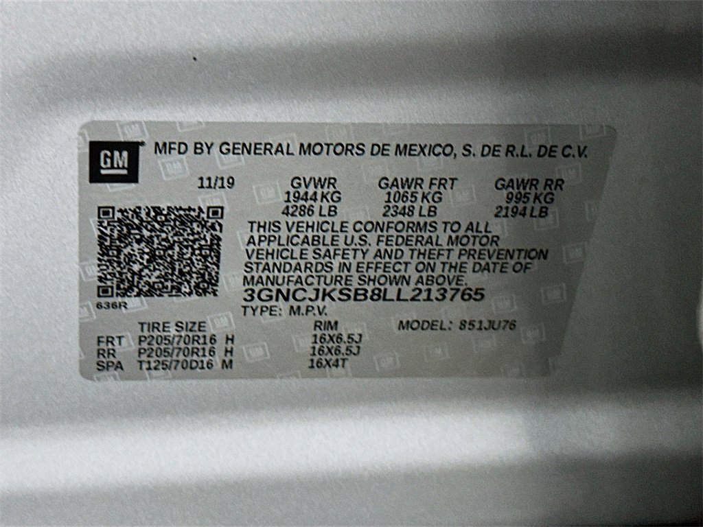 Used 2020 Chevrolet Trax LS w/ Tint and Cruise Package image 29