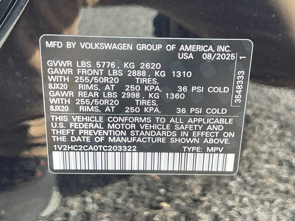New 2026 Volkswagen Atlas Cross Sport SE AWD/4WD image 35