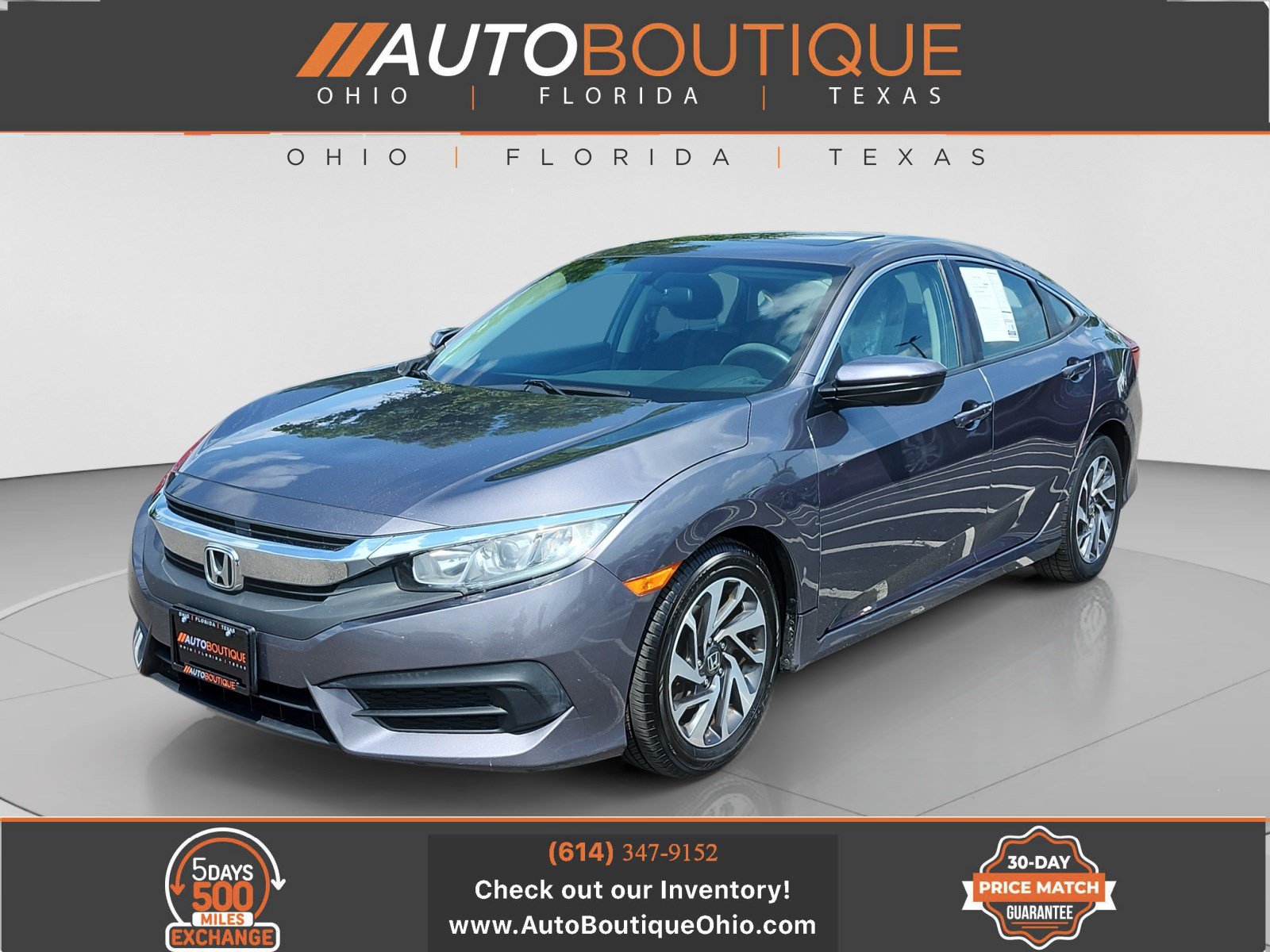Used 2017 Honda Civic EX