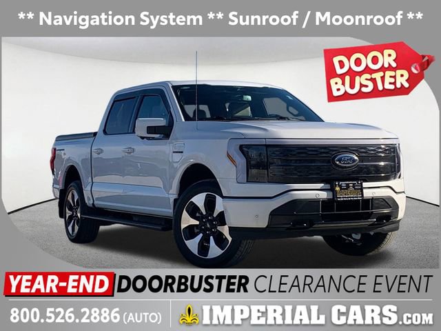 Certified 2023 Ford F150 Lightning Platinum