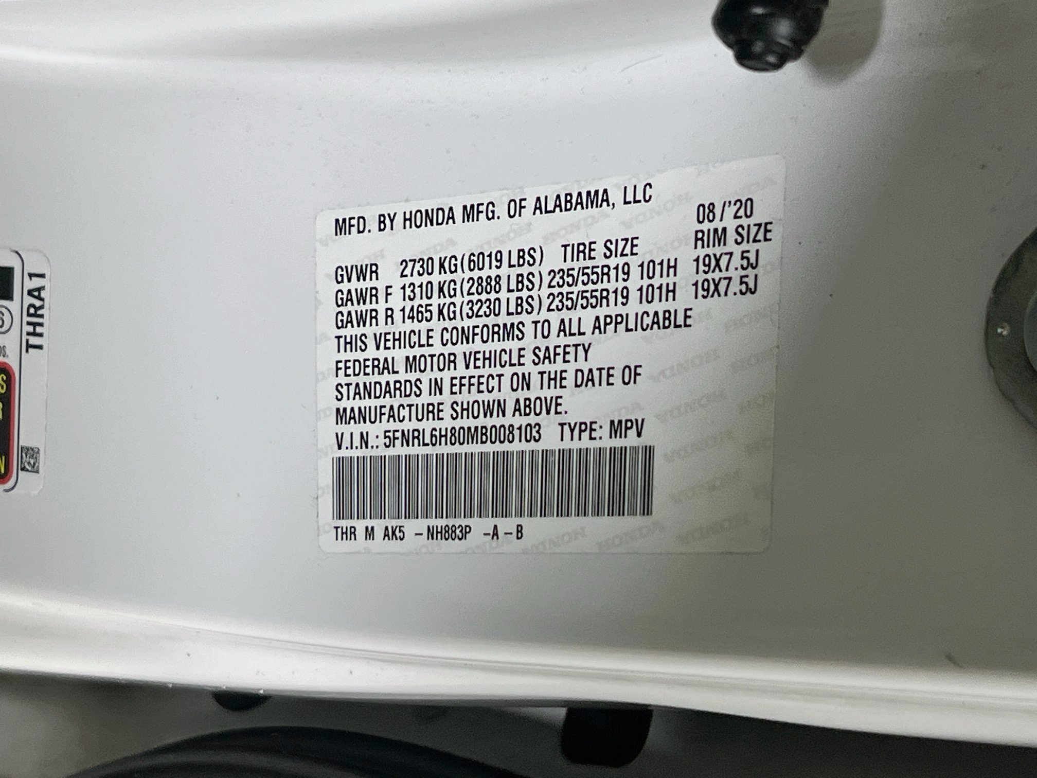 Used 2021 Honda Odyssey Touring image 35