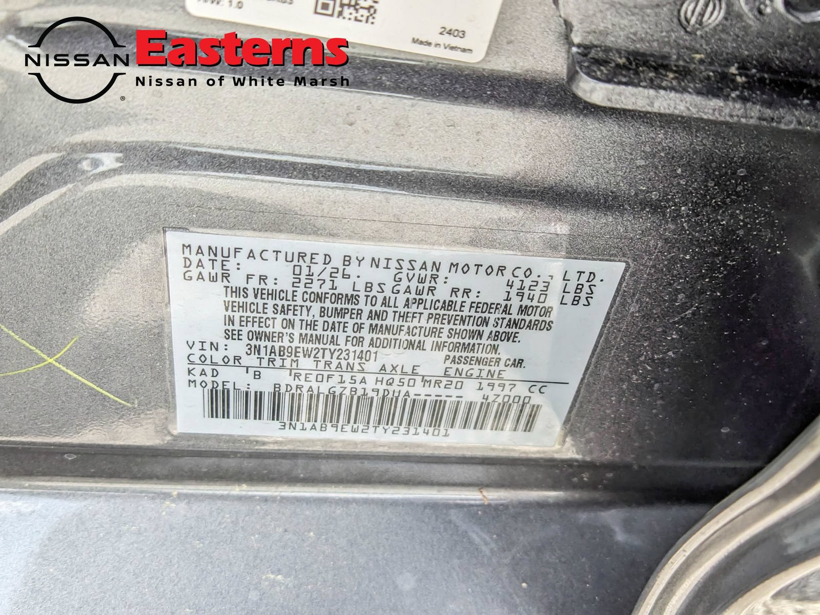 New 2026 Nissan Sentra SL w/ Floor Mat Package FWD image 31