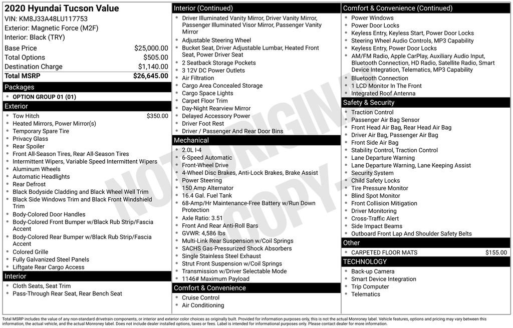 Used 2020 Hyundai Tucson Value image 6