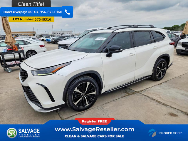 Used 2021 Toyota Highlander XSE FWD image 1