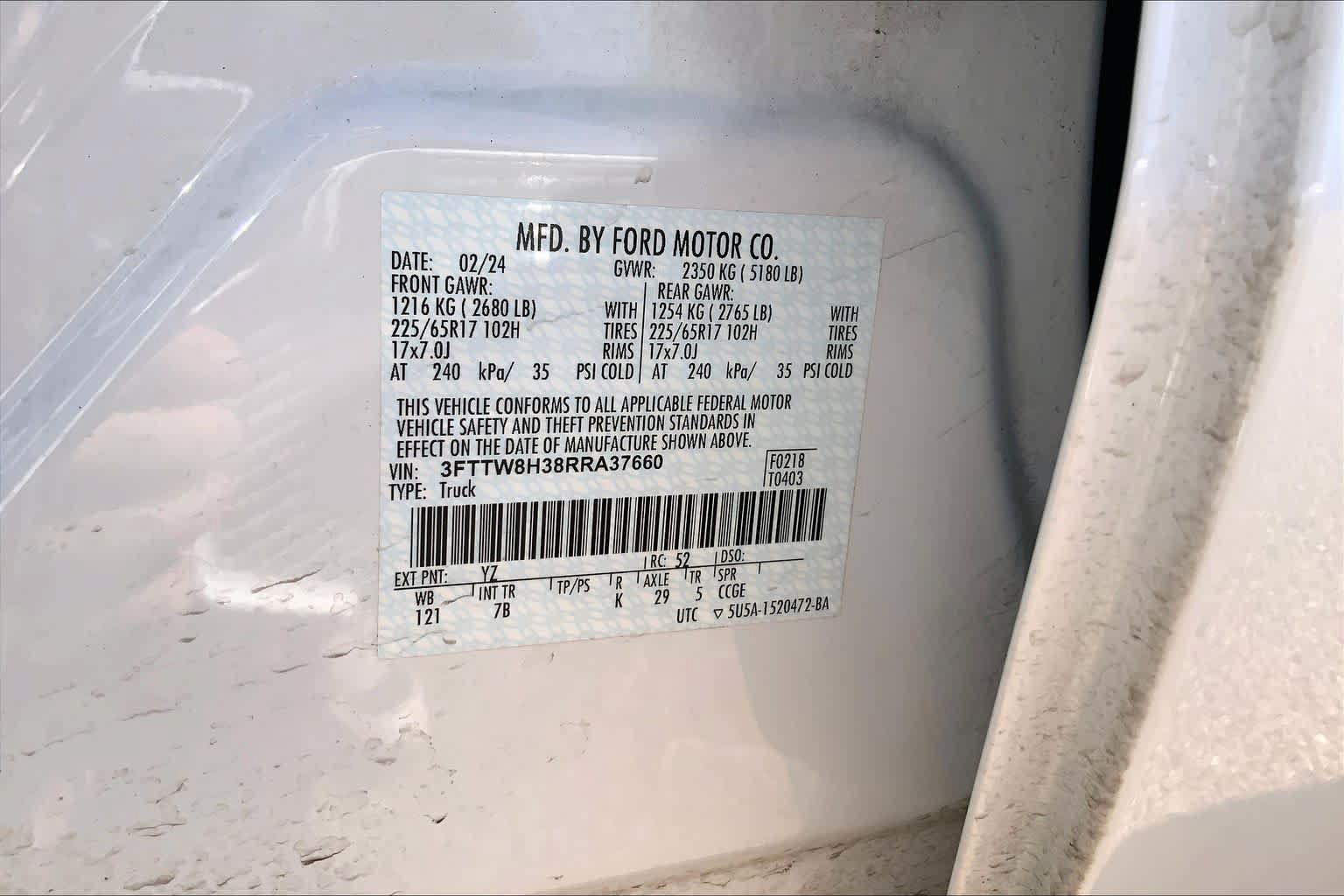 Certified 2024 Ford Maverick XLT FWD image 37