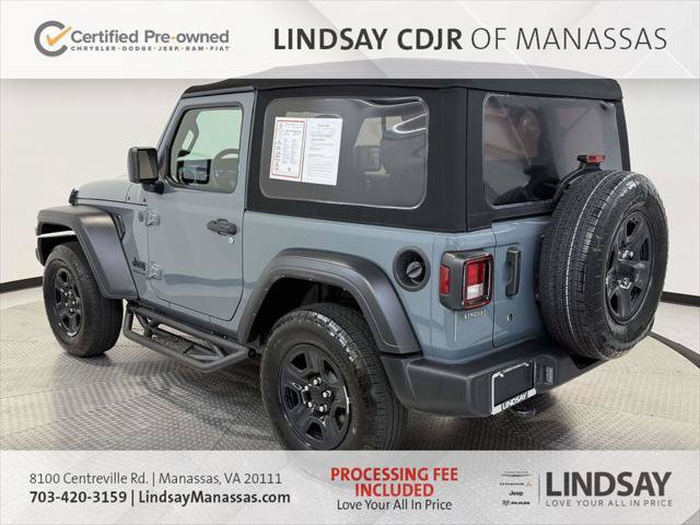 Certified 2024 Jeep Wrangler Sport AWD/4WD image 7