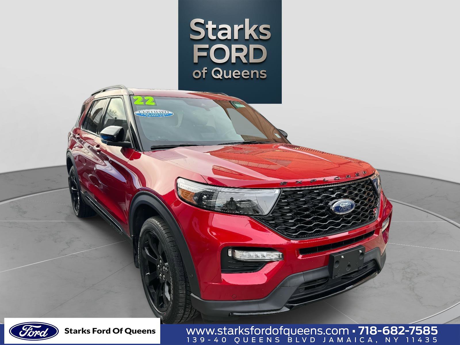 Certified 2022 Ford Explorer ST w/ Equipment Group 401A