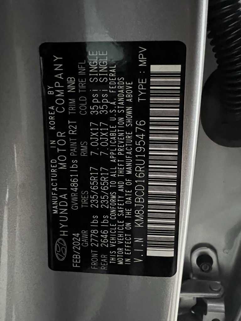 Used 2024 Hyundai Tucson Blue image 57