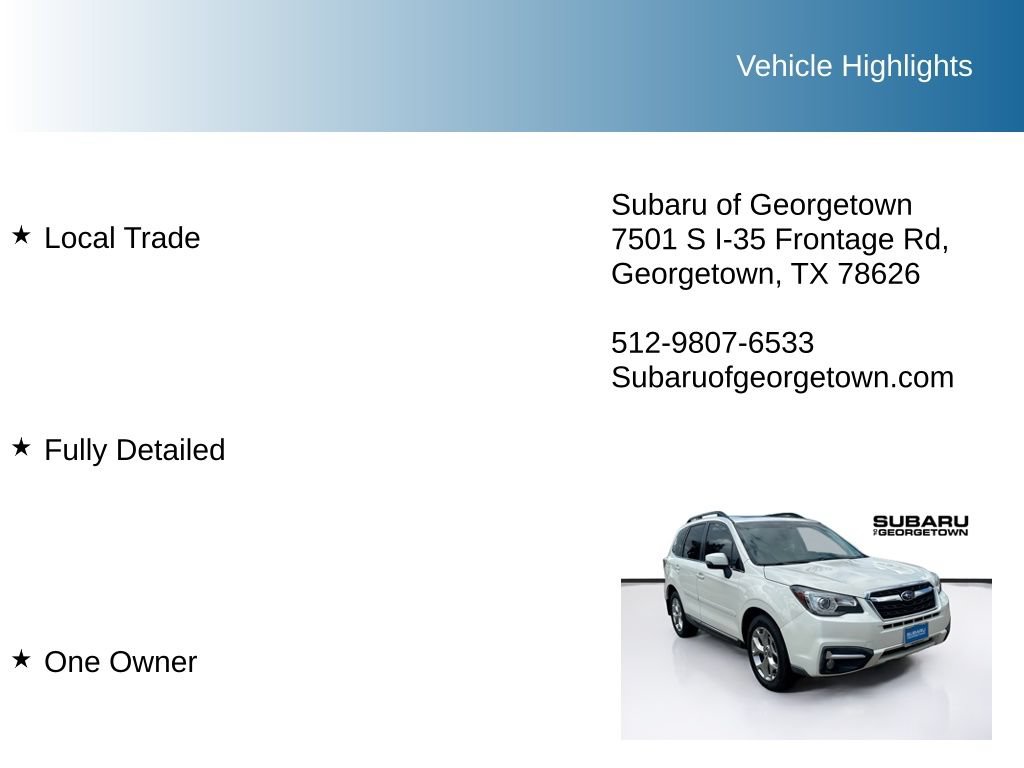 Used 2018 Subaru Forester 2.5i Touring AWD/4WD image 9