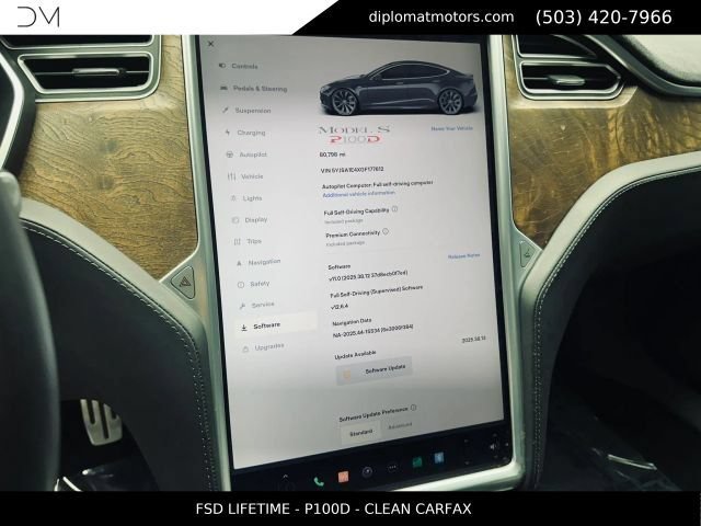 Used 2016 Tesla Model S P100D AWD/4WD image 2