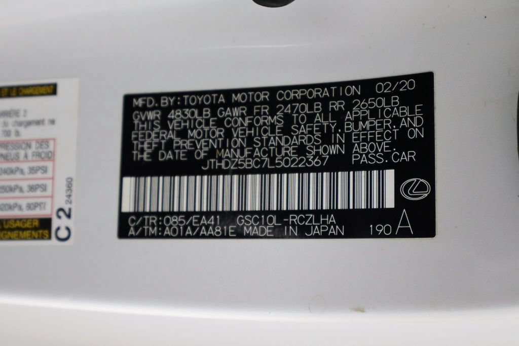 Used 2020 Lexus RC 350 w/ Premium Package RWD image 42